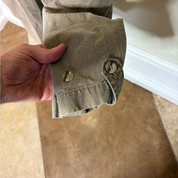 Vintage 1980s Banana Republic Khaki Jumpsuit Coveralls Size Small - Picture 6 of 7